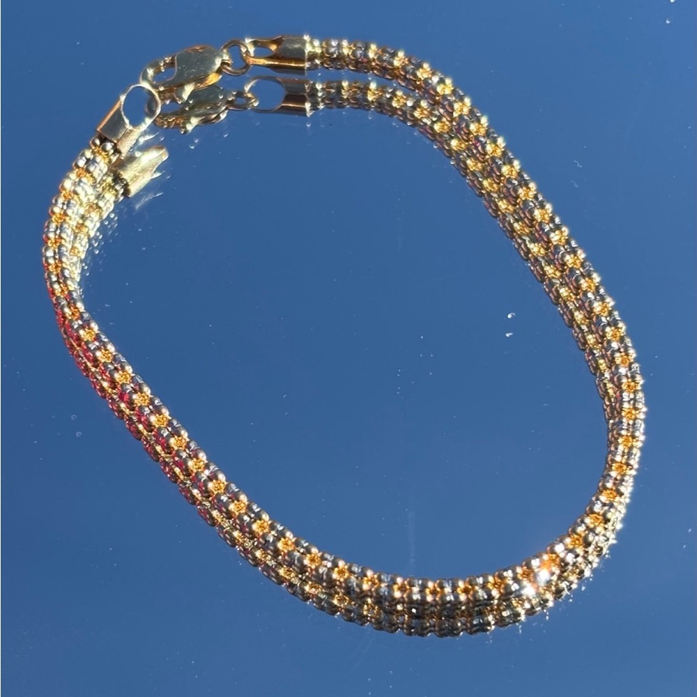 18k Gold Bracelet Ice moon  | Bellamare Jewelry